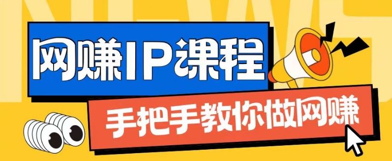 ip合伙人打造1.0，从0到1教你做网创，实现月入过万【揭秘】-阿良资源网