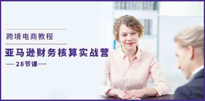 跨境电商教程：亚马逊财务核算实战营（28节课）-阿良资源网
