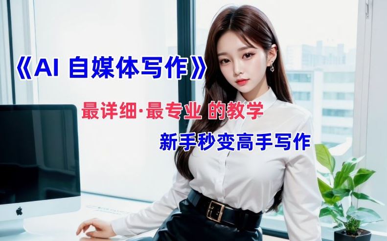 AI自媒体文章创作全网最详细教程，新手秒变写作高手，多方位发展-阿良资源网