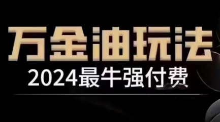 2024最牛强付费，万金油强付费玩法，干货满满，全程实操起飞-阿良资源网